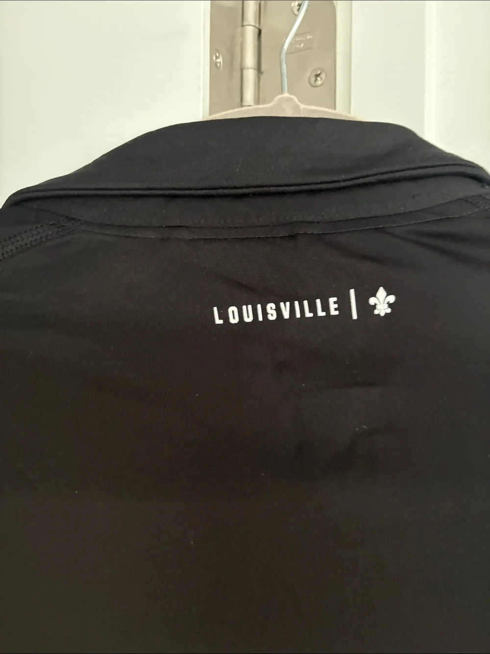 adidas Black Polo with Red Cardinal Logo